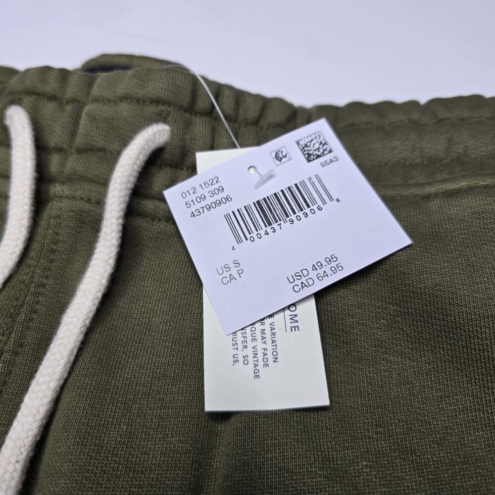 American Eagle Joggers Men's S Laidback Luxe Heavyweight Sweatpants Olive Green - Picture 10 of 13